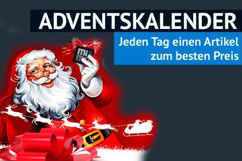 Adventskalender bei mima.de: jeden Tag einen Artikel zum besten Preis