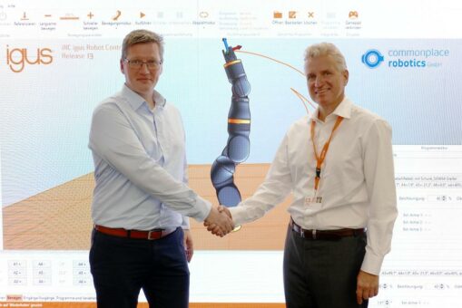 Gebündelte Innovationskraft: igus erwirbt Mehrheit an Commonplace Robotics