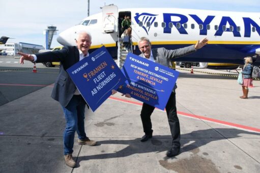 Ryanair veröffentlicht Rekord-Winterflugplan für Nürnberg