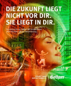 Die Gothaer mit neuem Look und neuer Werbekampagne