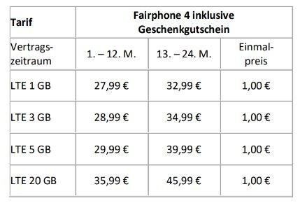 Ab sofort bei yourfone: Fairphone 4 mit Giftcard im Wert von 40 €