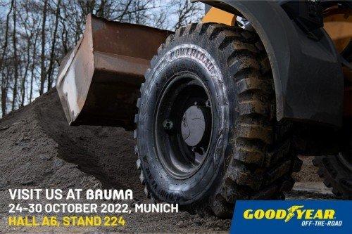 Reifen und mehr: Goodyear stellt Total Mobility auf der bauma 2022 ins Rampenlicht