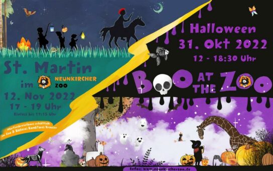 Halloween und St. Martin im Neunkircher Zoo