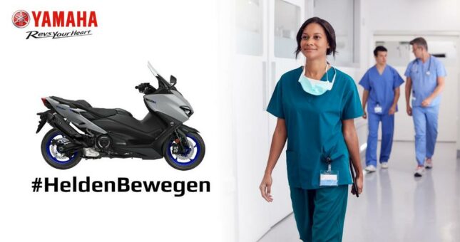 #HeldenBewegen – Yamaha stellt Beschäftigten im Gesundheitswesen Fahrzeuge zur Verfügung, um deren Arbeitsweg zu erleichtern