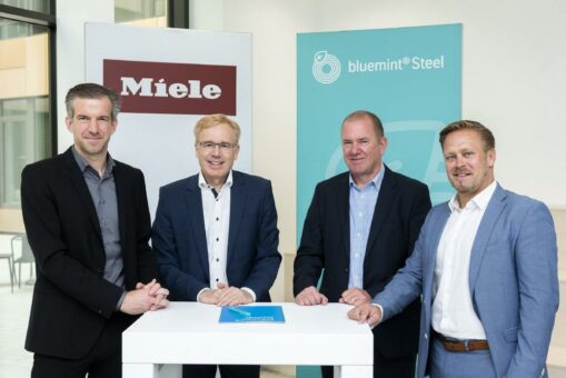 thyssenkrupp Steel und Miele unterzeichnen Absichtserklärung für die Belieferung mit CO2-armem bluemint® Steel