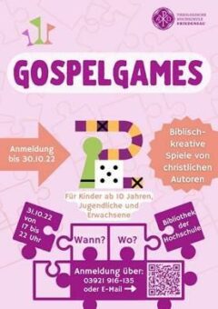 Spiel und Spaß rund um die Bibel – die GospelGames kommen nach Friedensau