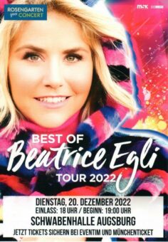 Muss für alle Schlagerfans: „Best Of“ – Tour 2022 von Beatrice Egli