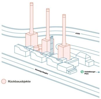 Das Heizkraftwerk Wilmersdorf verabschiedet sich