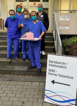 Interne Corona-Testambulanz der Städtischen Kliniken Mönchengladbach feiert 2-Jähriges Bestehen