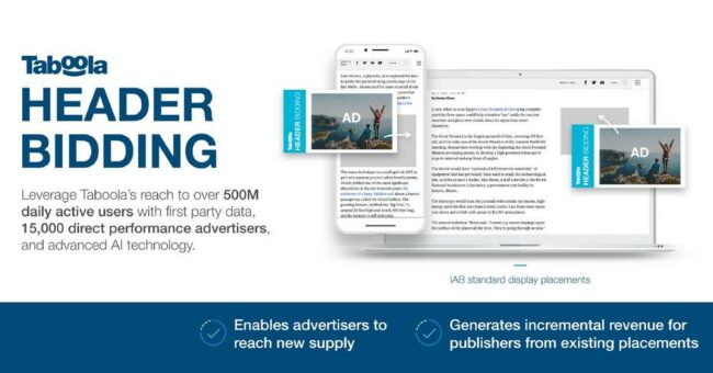 Top-Publisher wie Ströer und McClatchy entscheiden sich für die neue Header-Bidding-Lösung von Taboola