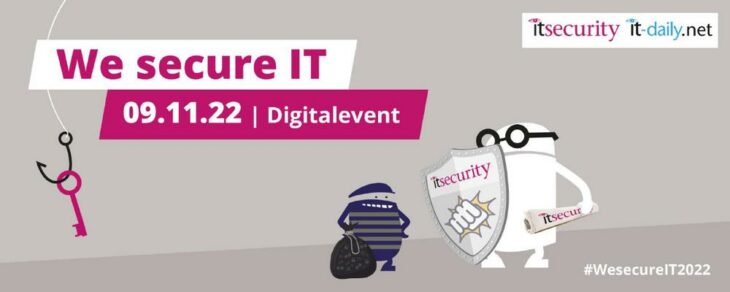 We secure IT – Online-Konferenz am 09.11.2022