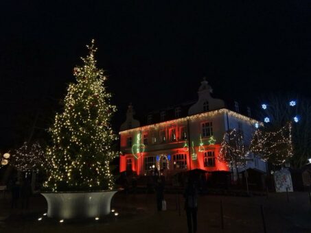 Offenes Weihnachtsfenster in Timmendorfer Strand