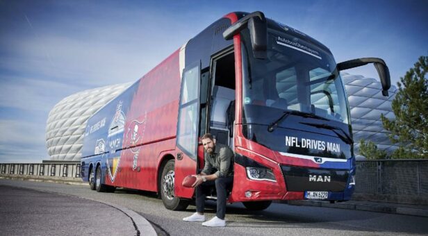 NFL DRIVES MAN! Lion’s Coach bringt American Footballer in die Münchner Allianz Arena