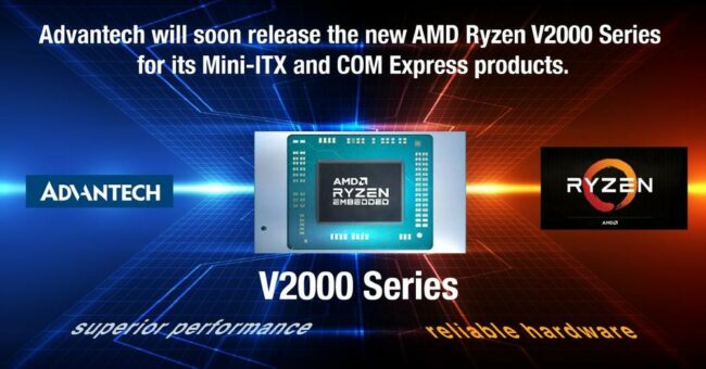 Neue AMD Ryzen-Reihe von Advantech beschleunigt die AIoT-Edge-Revolution