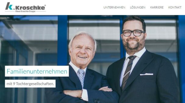 Klaus Kroschke Gruppe präsentiert sich auf neuer Corporate Website