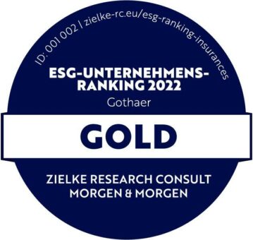 Gold für die Gothaer: Unter Top 3 im Ranking der nachhaltigsten Versicherer