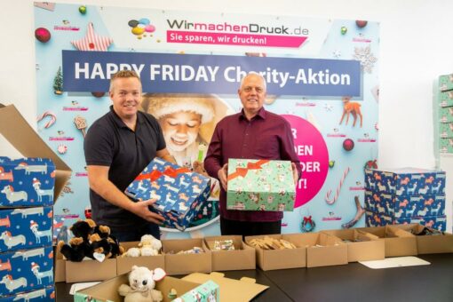 „Happy Friday“ statt „Black Friday“: WIRmachenDRUCK initiiert zum dritten Mal Charity-Aktion für Kinder in Not