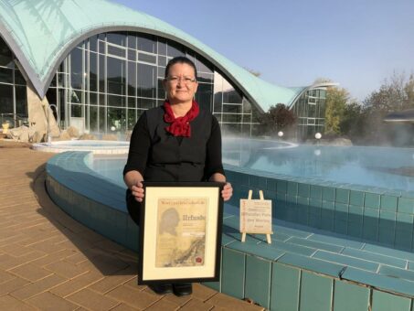 Die Toskana Therme Bad Sulza ist offizieller Pate des Wortes „Wasser“