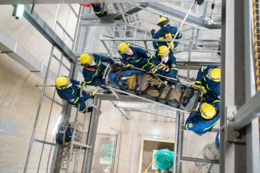 Proben für den Ernstfall: Rettungsübung bei Gasaustritt geglückt