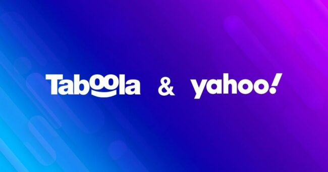 Yahoo und Taboola schließen eine Partnerschaft für die nächsten 30 Jahre