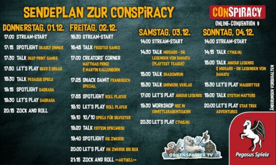 CONspiracy 9 – Vier Tage Spielspaß