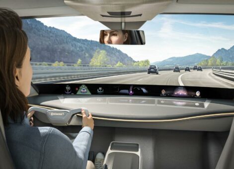 Continental Head-up-Display über die gesamte Windschutzscheibe ermöglicht neues Cockpit-Design