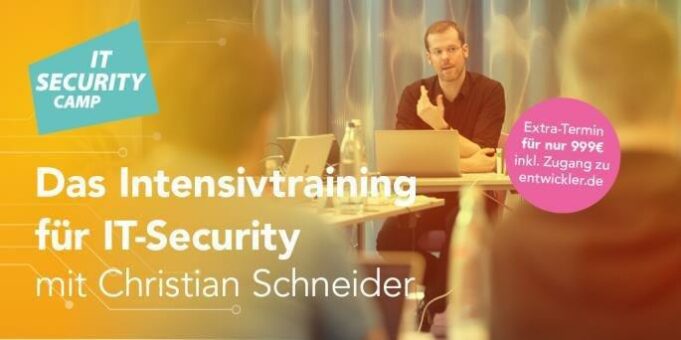 IT-Security Camp im Dezember mit Christian Schneider