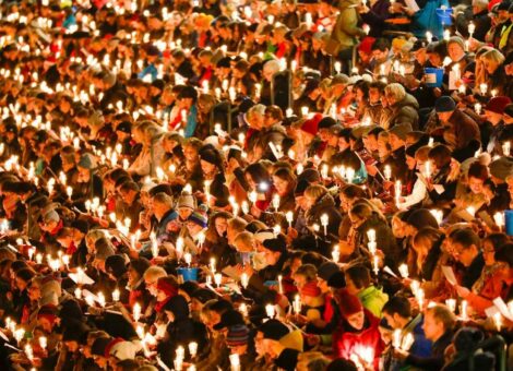 Weihnachtliches Stadionsingen im BBBank Wildpark am 3. Advent