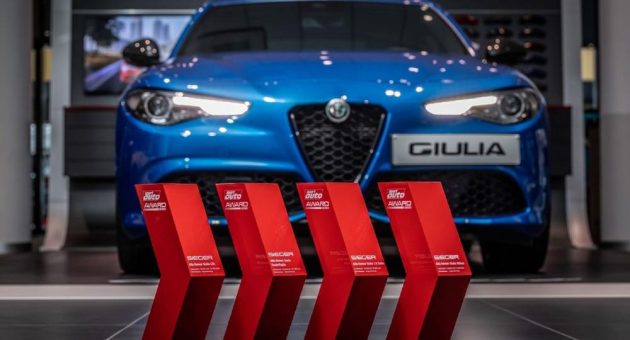 Vier Siegerpokale – Alfa Romeo Giulia räumt beim „SPORT AUTO AWARD 2020“ ab