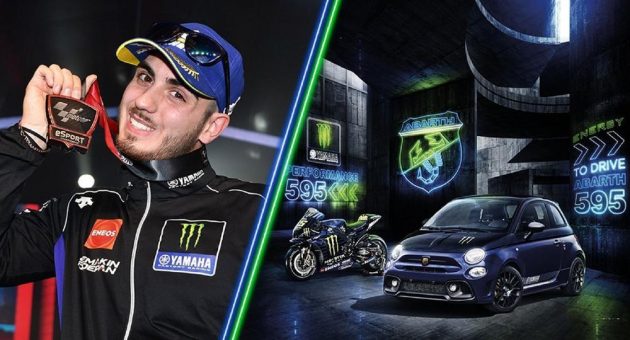 Lorenzo Daretti, alias „Trastevere73“, ist offizieller eSport-Fahrer des MotoGP-Teams von Monster Energy Yamaha