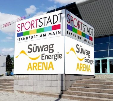 Der regionale Energieversorger Süwag und der Frankfurter Westen: Die Ballsporthalle wird zur Süwag Energie ARENA