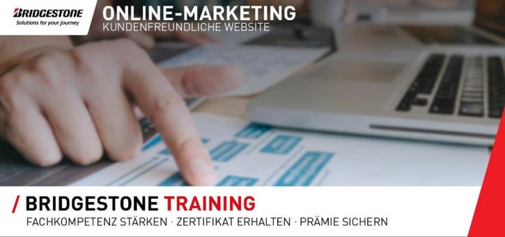 Bridgestone kündigt neue Online-Trainingsserie für Händler an