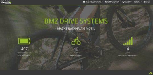 BMZ Drive Systems mit neuer Website