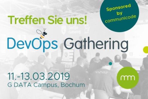 communicode ist Sponsor auf der DevOps Gathering 2019 in Bochum