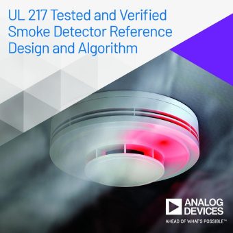 Analog Devices stellt ein nach UL 217 getestetes und verifiziertes Rauchmelde-Referenzdesign mit Algorithmus vor