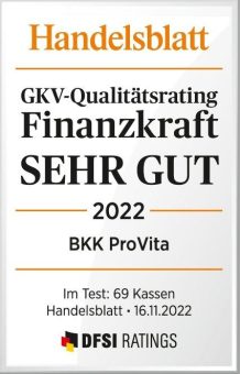 BKK ProVita startet gut ins Jahr 2023