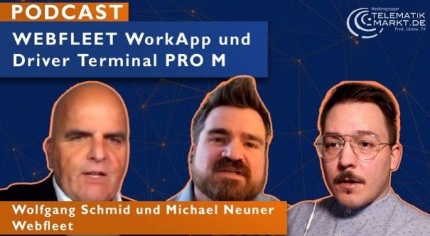 Video: Webfleet stellt die WorkApp und das Driver Terminal PRO M vor