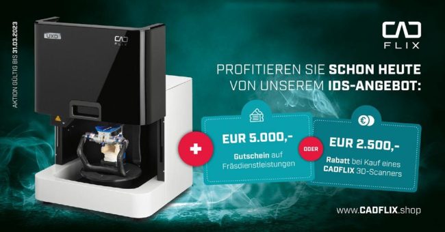 Profitieren Sie schon heute von unserem unschlagbaren „3D-SCAN“ IDS-Angebot!