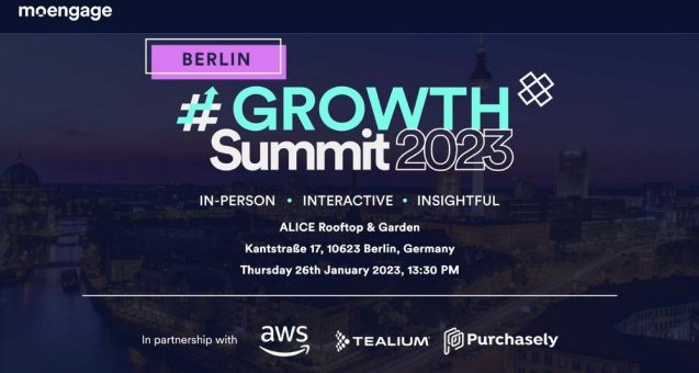 Freeletics, Douglas, KptnCook, Magenta Telekom und weitere führende Marken sprechen auf MoEngage’s #GROWTH Summit in Berlin