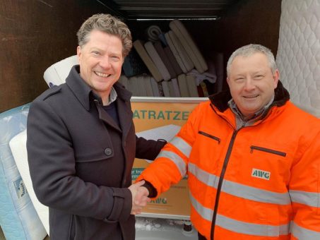 Matratzen-Recycling:  Fachverband und AWG starten Pilotprojekt in Wuppertal