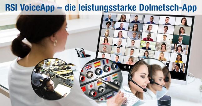 KERN AG bietet eine neue Dolmetschlösung an: die RSI VoiceApp™