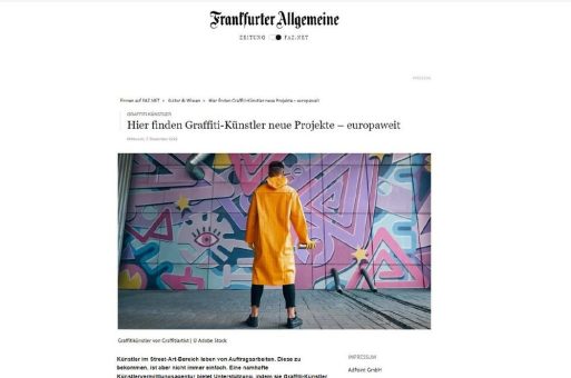 FAZ stellt Europas größte Künstleragentur für Graffitis vor