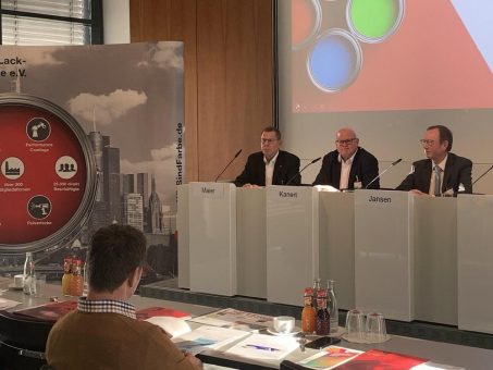 Wirtschaftspressekonferenz des Verbands der deutschen Lack- und Druckfarbenindustrie e.V. (VdL) am 07.02.2023 in Frankfurt am Main