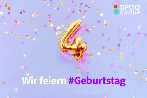 Wir feiern #Geburtstag! – 4 Jahre SPOO Group GmbH