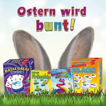 Buntes Osterfest auf dem Spieletisch