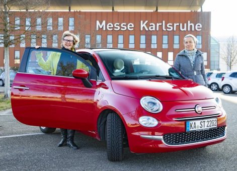 Mobil mit Stadtmobil – neue Station an der Messe Karlsruhe