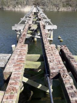 Pagelseebrücke muss zur Sicherung der Wasserwanderstrecke teilweise entfernt werden