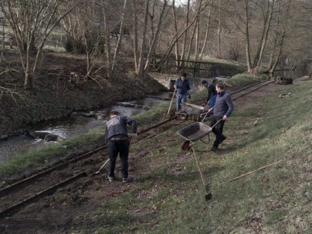 Arbeitseinsatz für Paddler auf der oberen Havel