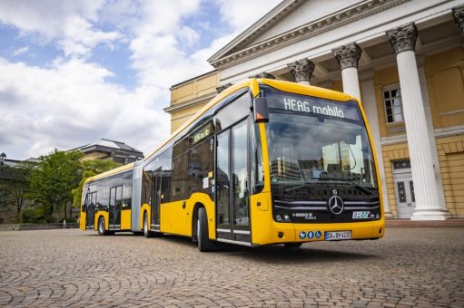 Mehr als die Hälfte des Fuhrparks bald elektrisch: HEAG mobilo bestellt 19 weitere Elektrobusse