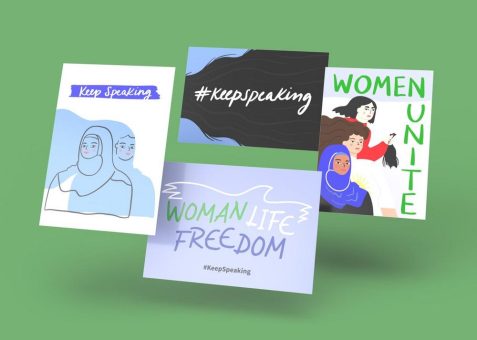 Unite for women! MyPostcard startet Postkartenaktion zur Unterstützung der Frauen in Iran